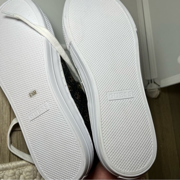 Guess Womens Size 9.5 Tennis Shoes Brown Loven 3, GWLOVEN3 Brown - Picture 6 of 8